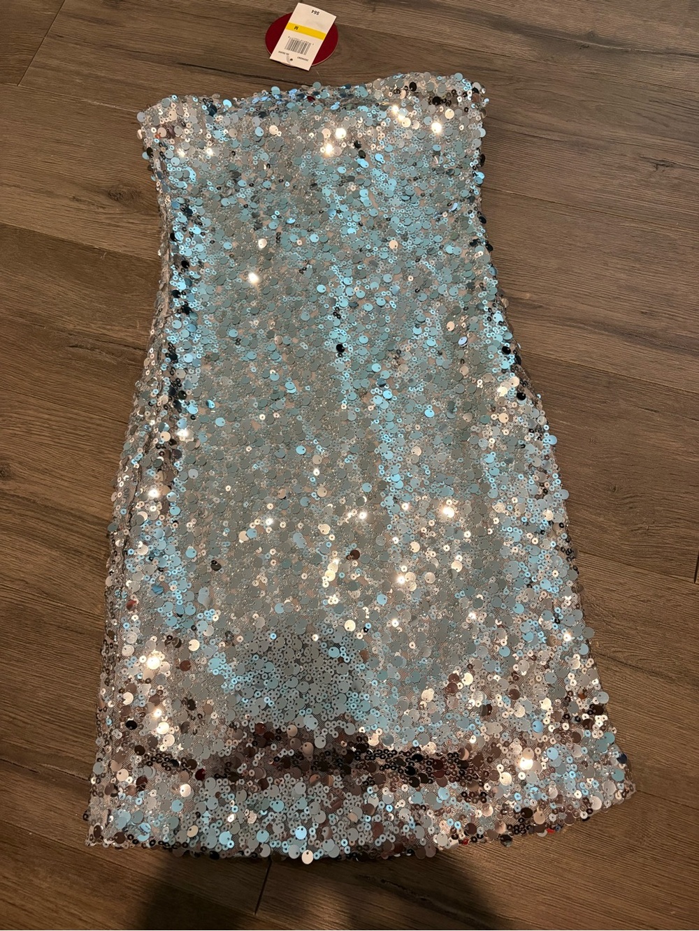 Womens Juniors Strapless Party Dress Size M